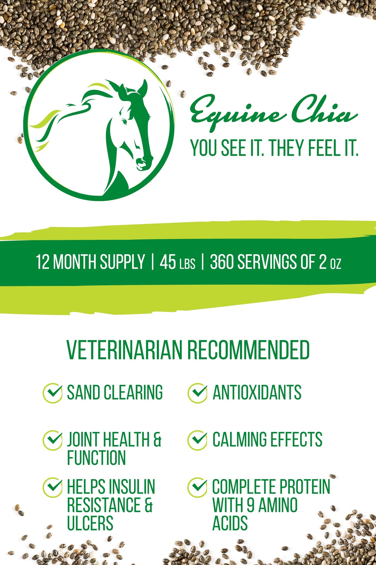 Equine Chia Bulk Sacks