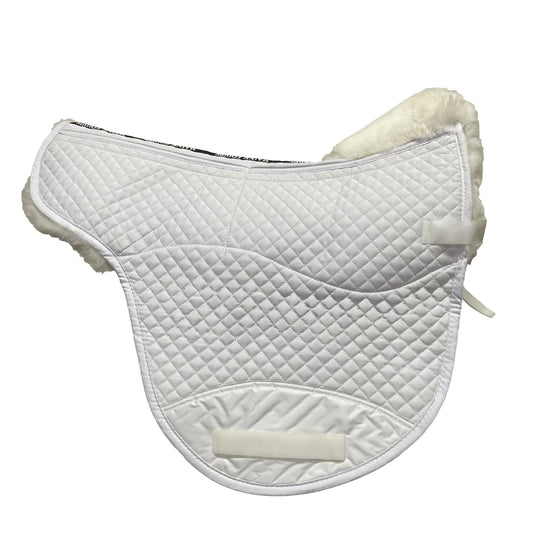 MAJYK EQUIPE® ‘ERGONOMICS’ CORRECTION FLEECE SHOWJUMP PAD WITH IMPACT SHIMS