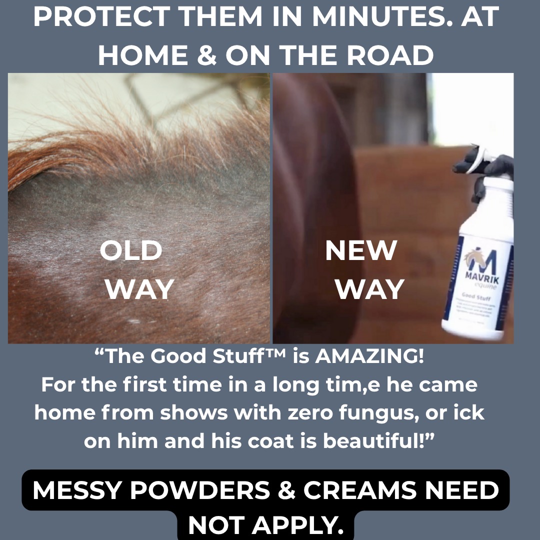 Good Stuff™ Multipurpose Spray Soothes, Treats & Prevents Skin, Coat & Hoof Ailments Plus-Stop Itchy Tails!