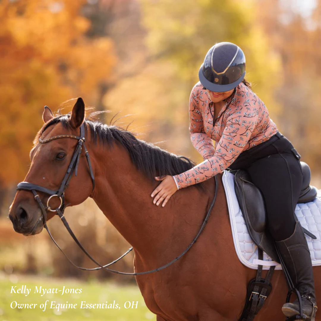 D. D. Impulsion and Straightness HEATHER Long Sleeved Training Shirt