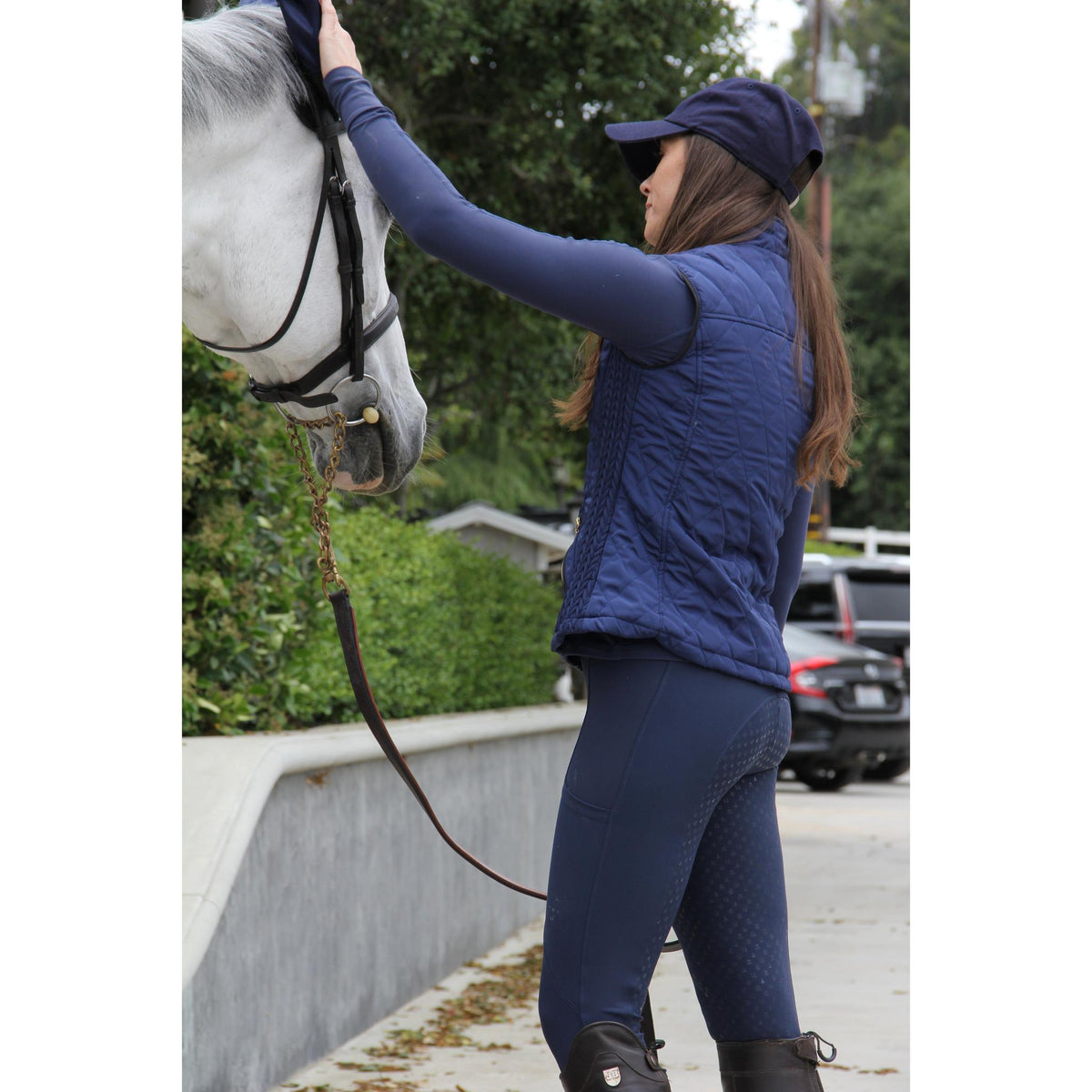 The Del Mar Barn Vest with Faux Fur Lining