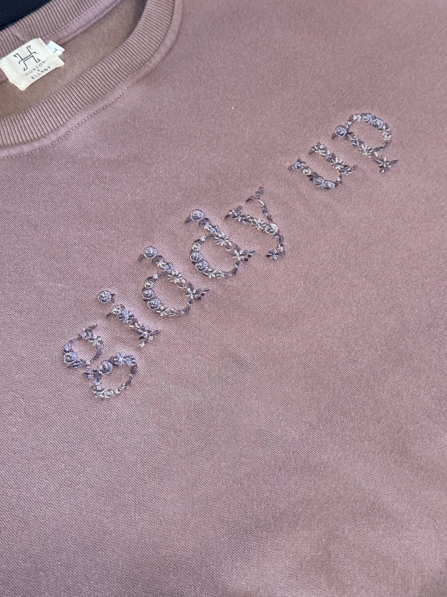 Giddy Up - Lavender Equestrian Sweatshirt