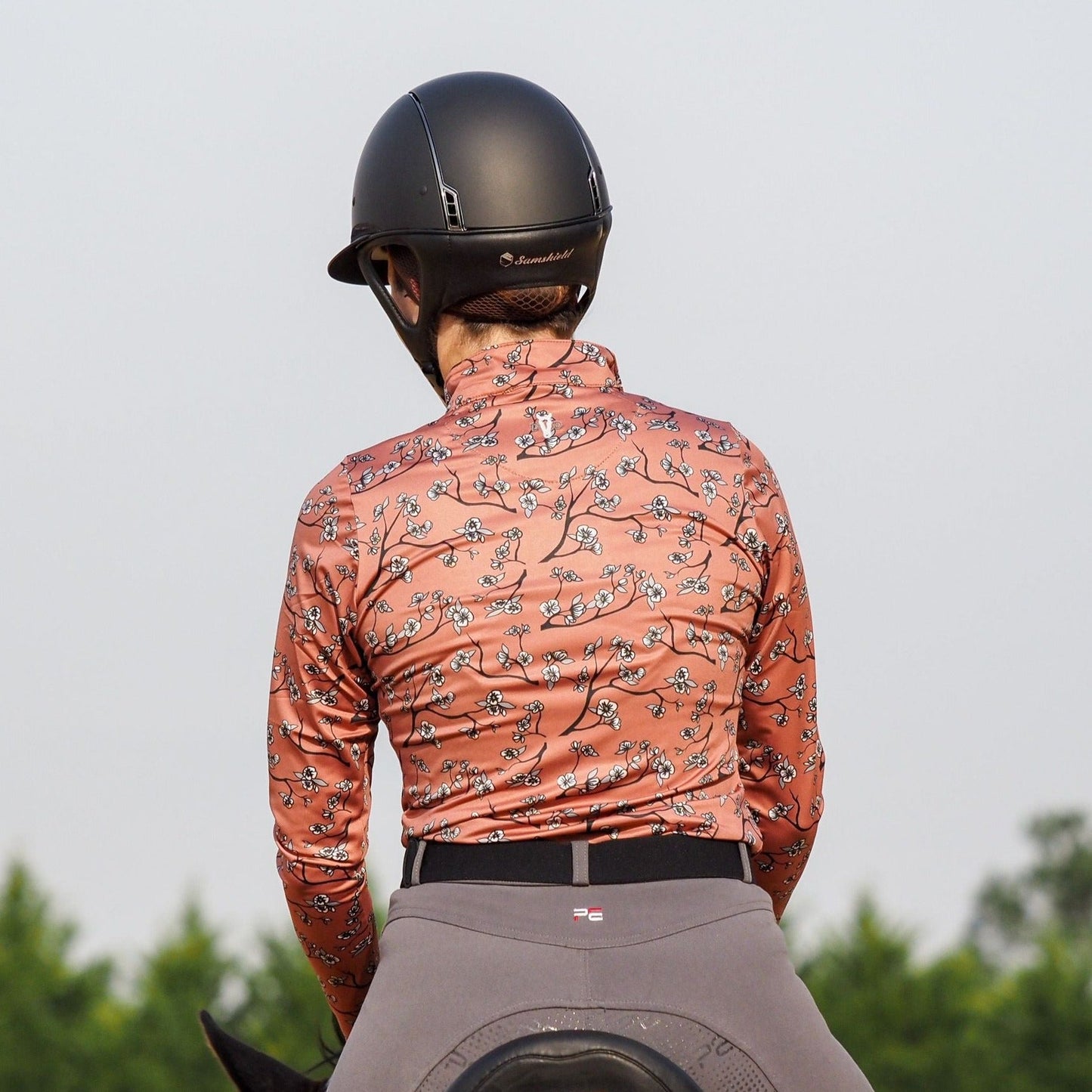 D. D. Impulsion and Straightness HEATHER Long Sleeved Training Shirt
