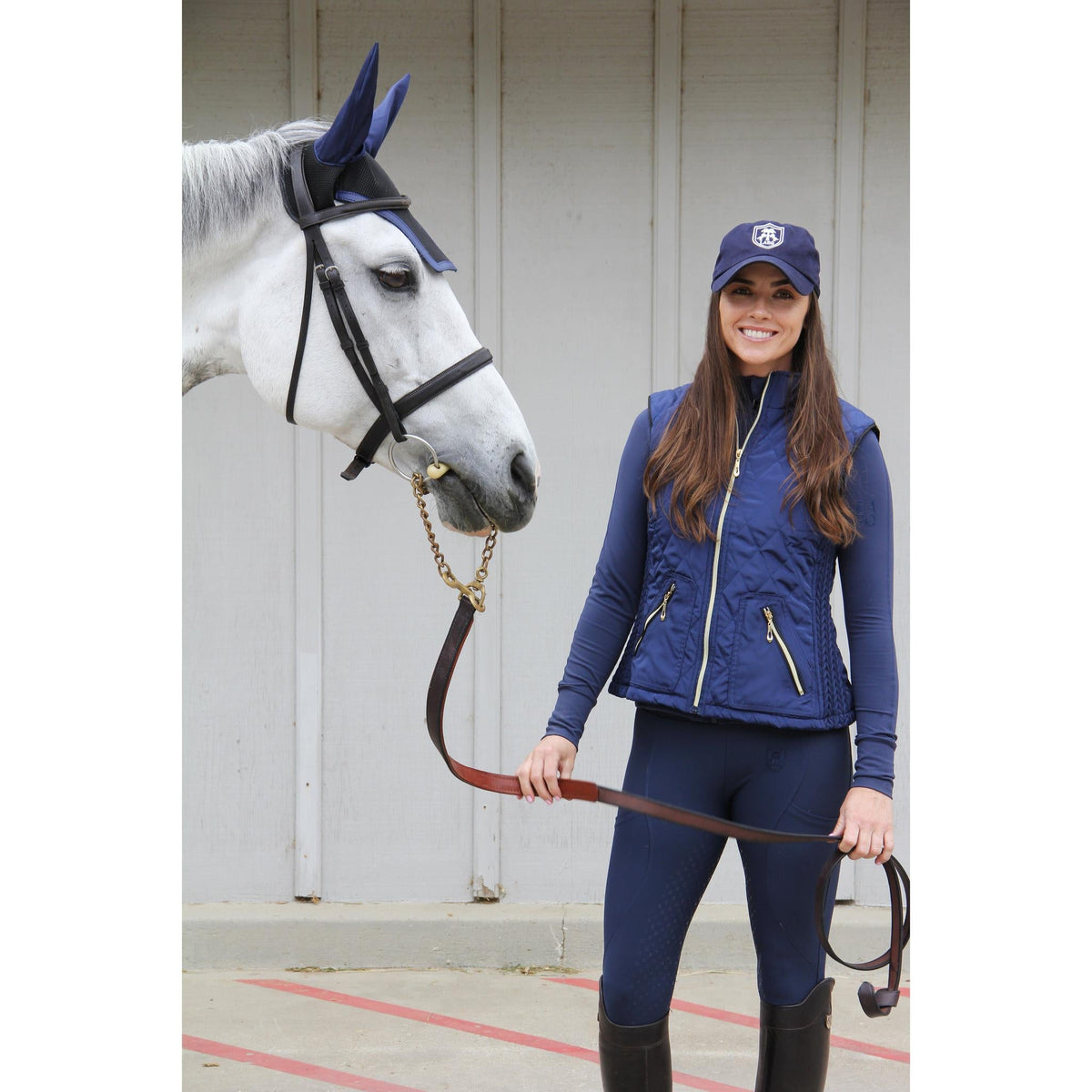 The Del Mar Barn Vest with Faux Fur Lining