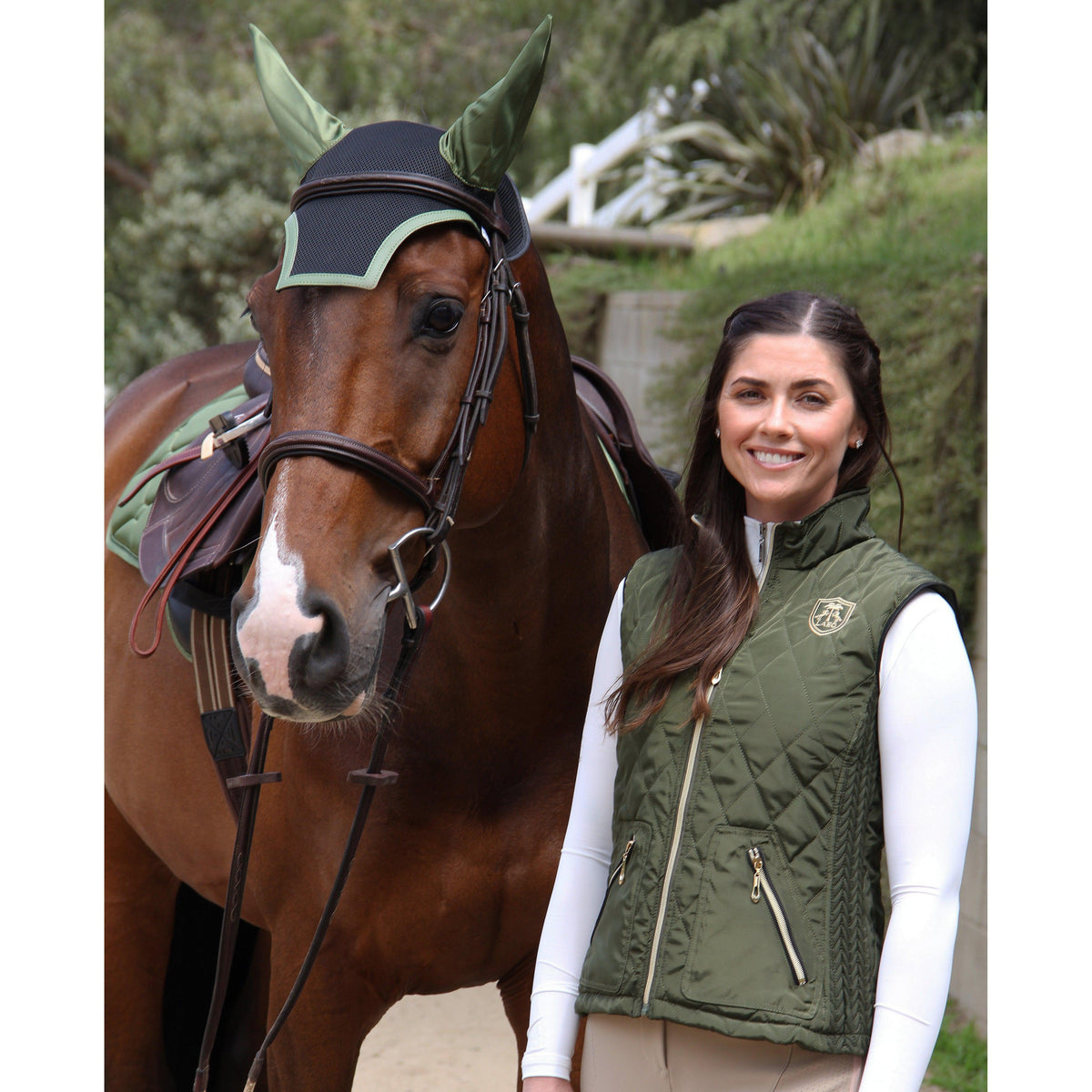 The Del Mar Barn Vest with Faux Fur Lining