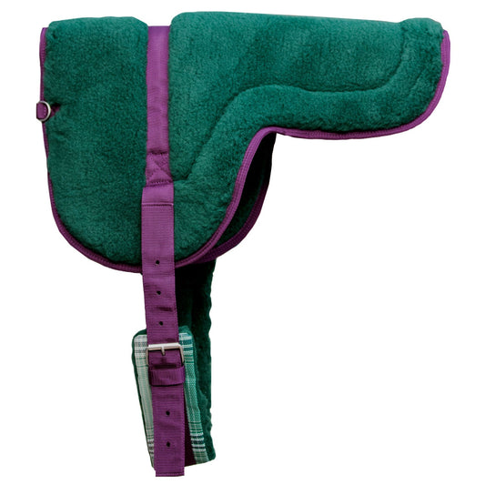 Plush Fleece Bareback Pad - Comfort for Horse & Human