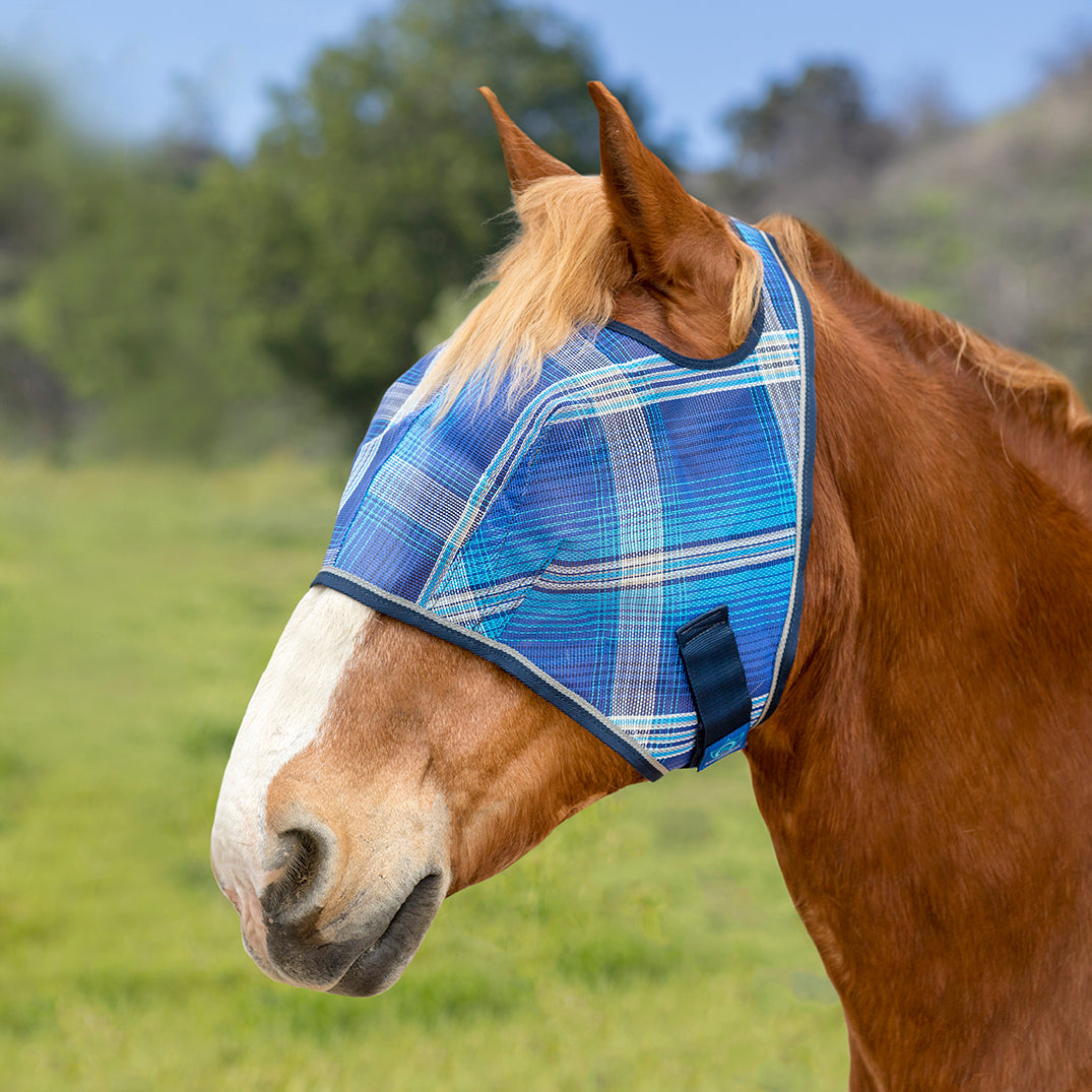 Fly Mask with 73% UV Protection - Open Top Design