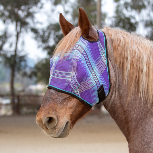 Draft Horse Fly Mask with 73% UV Protection