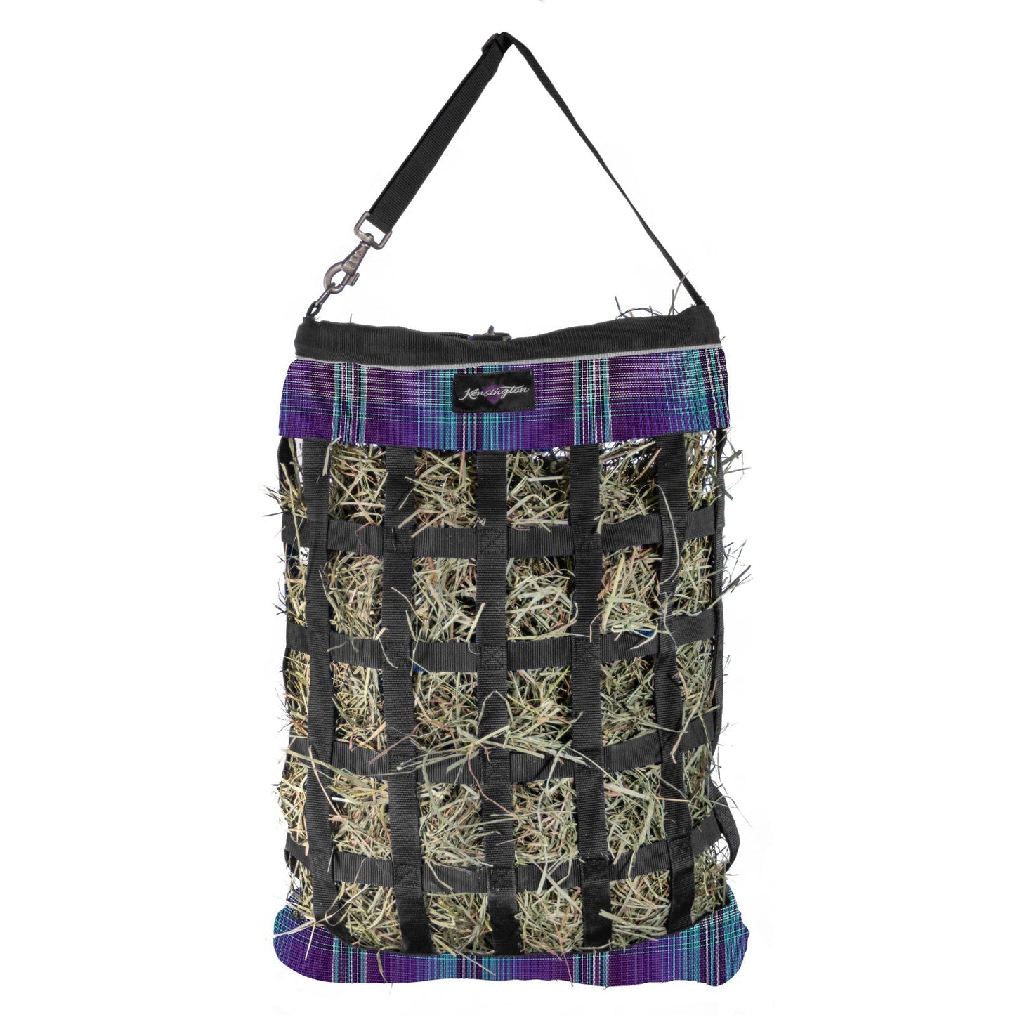 Slow Feed Hay Bag with Easy Load Rim - 1 Flake Capacity
