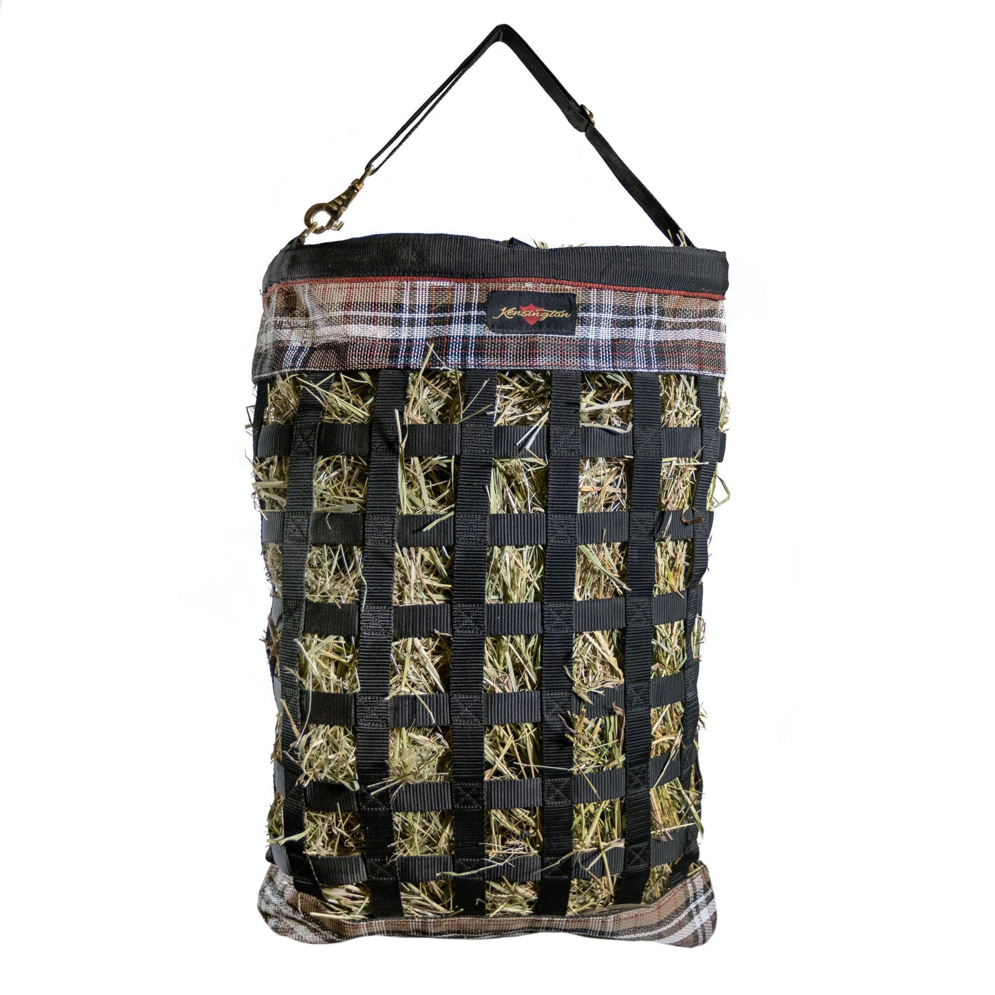 Slow Feed Hay Bag with Easy Load Rim - 1 Flake Capacity