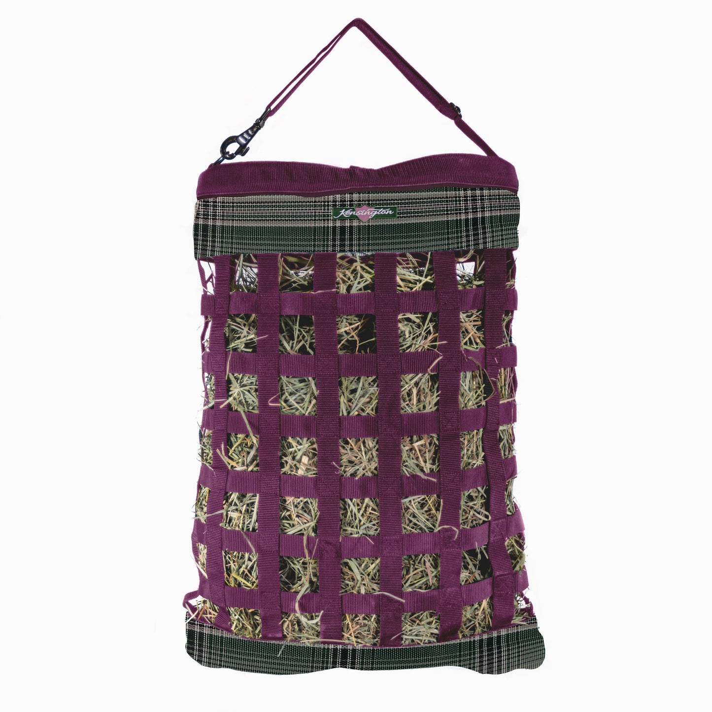 Slow Feed Hay Bag with Easy Load Rim - 1 Flake Capacity