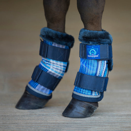 Mini Fly Boots with Fleece Trim - Set of 4 - 73% UV + Fly Protection