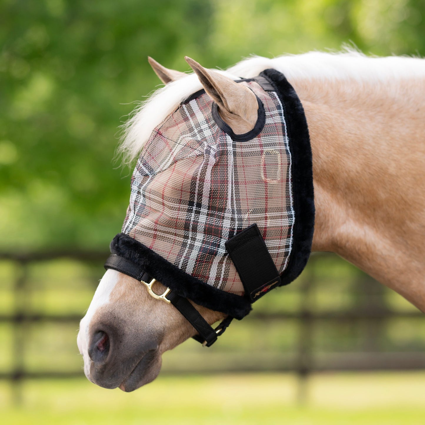 Mini Fly Mask with Fleece Trim - 73% UV Blocking