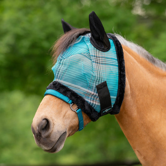 Mini Fly Mask with Fleece Trim & Ears - 73% UV Blocking
