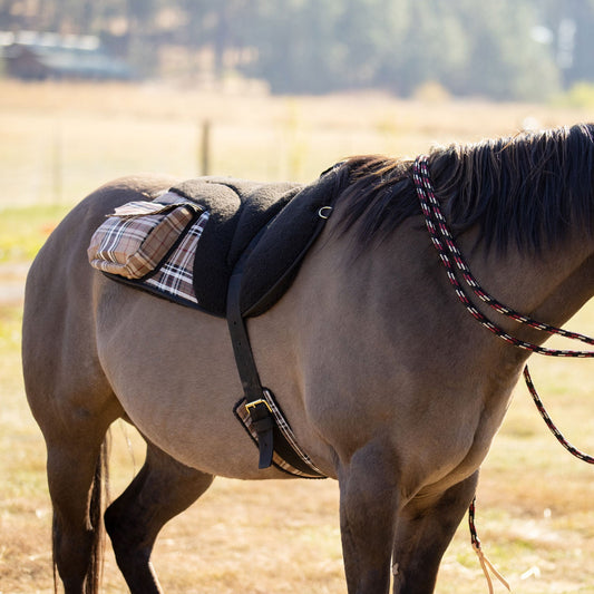 Plush Fleece Bareback Pad with Pockets - Comfort & Convenience