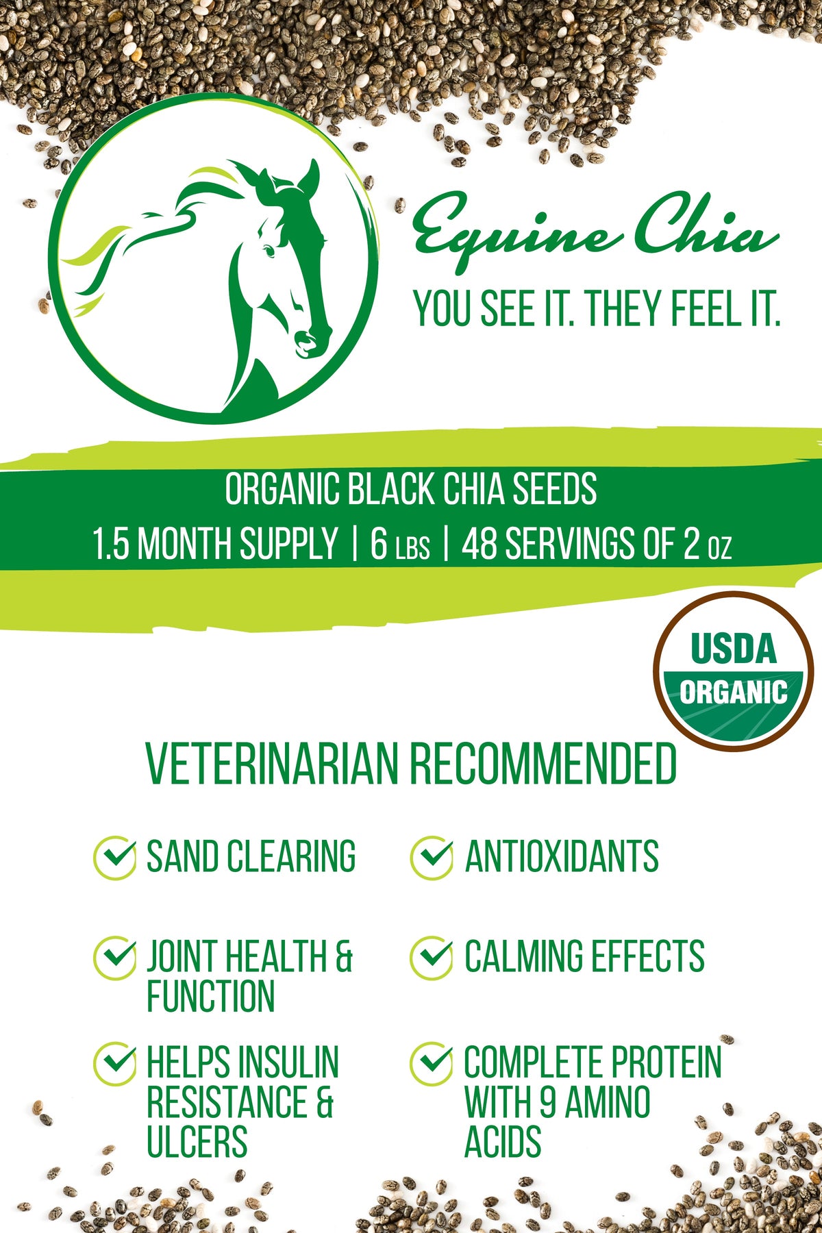 Organic Equine Chia Pails