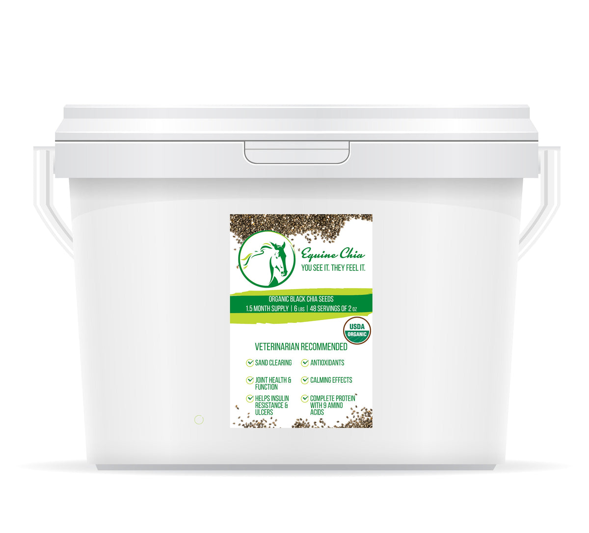 Organic Equine Chia Pails