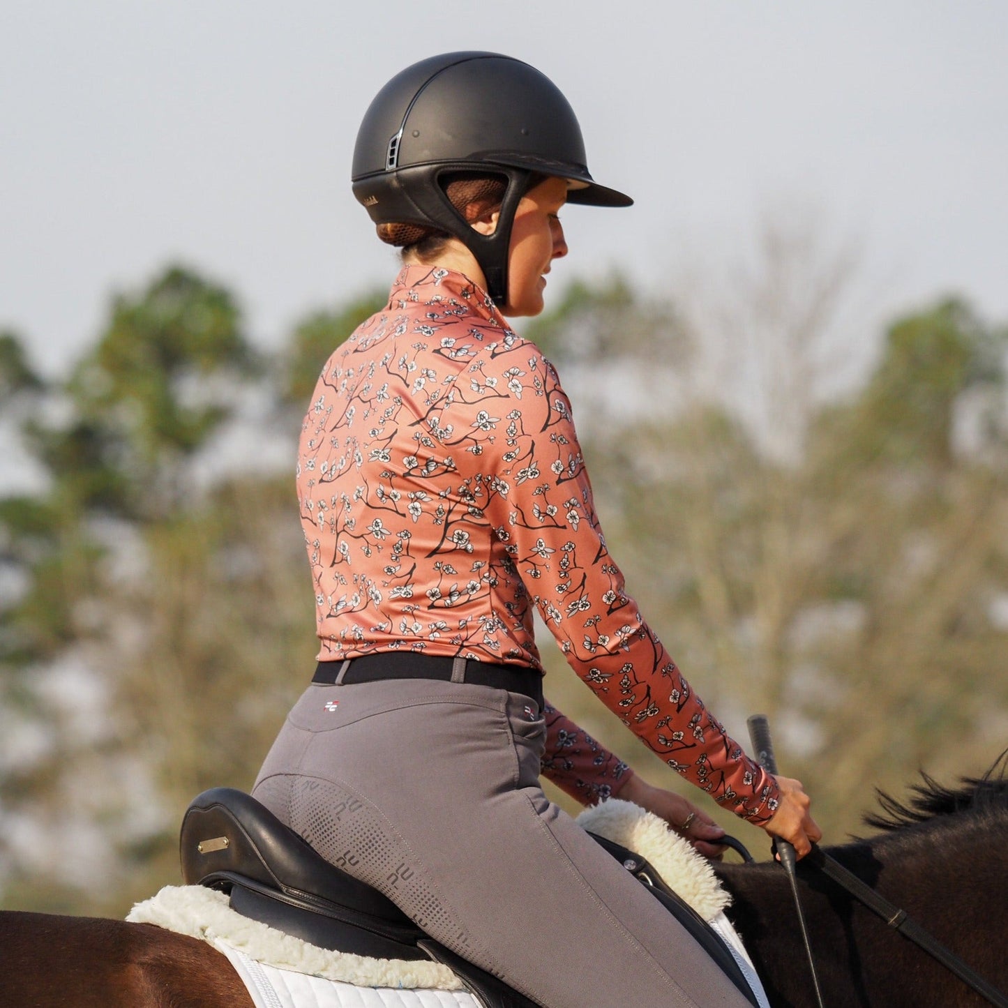 D. D. Impulsion and Straightness HEATHER Long Sleeved Training Shirt