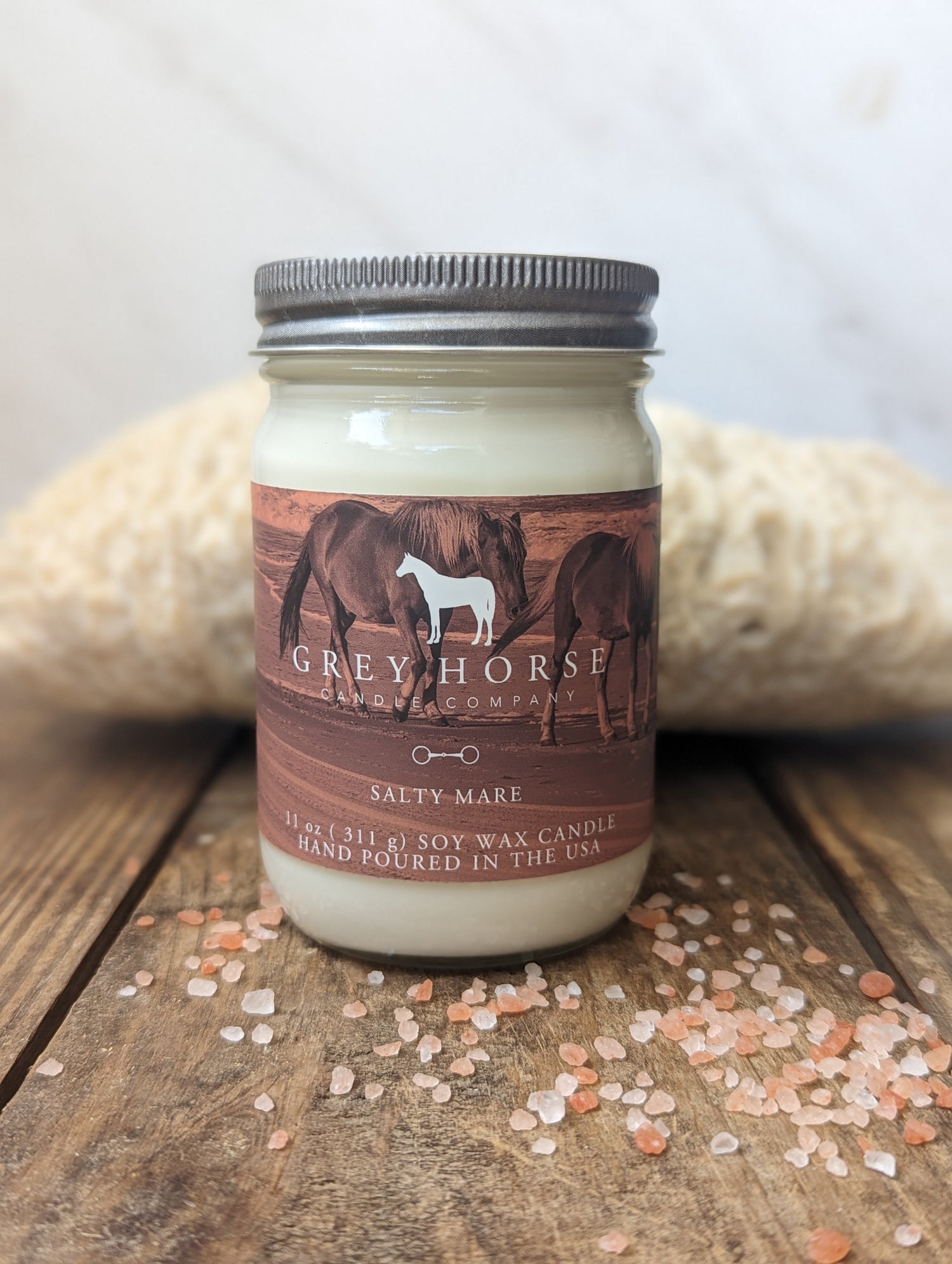 Grey Horse Candles