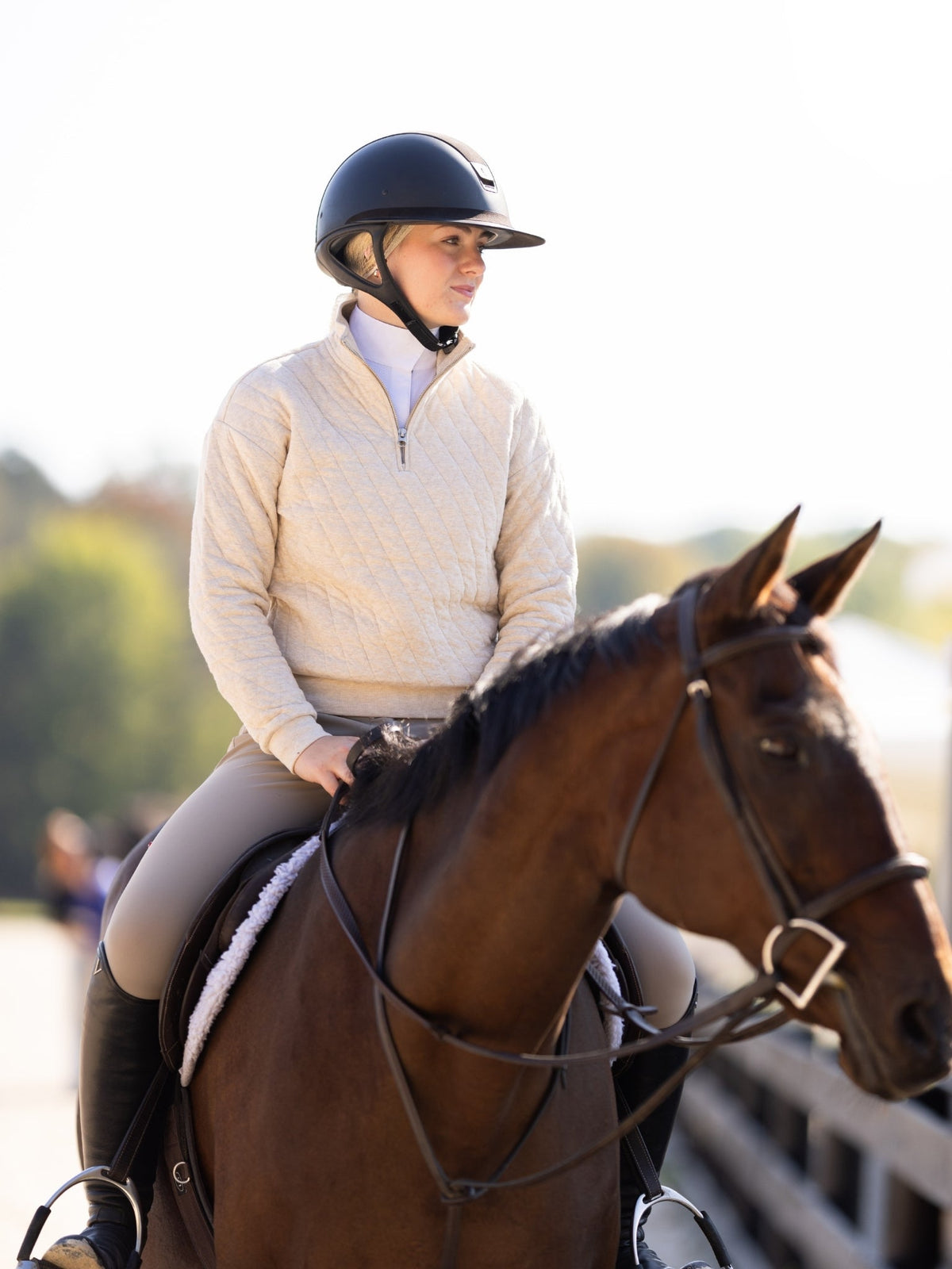 Quilted Quarter Zip