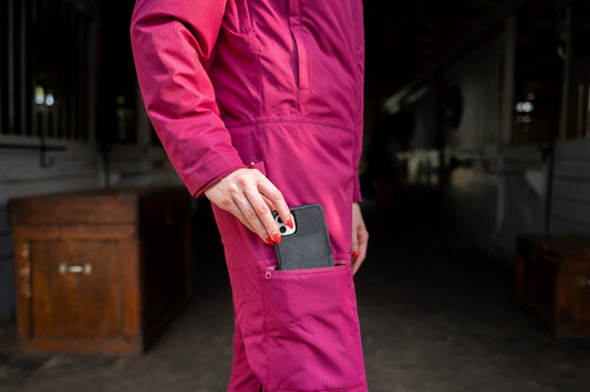 Winter Insulated Jumpsuit PRO - Raspberry