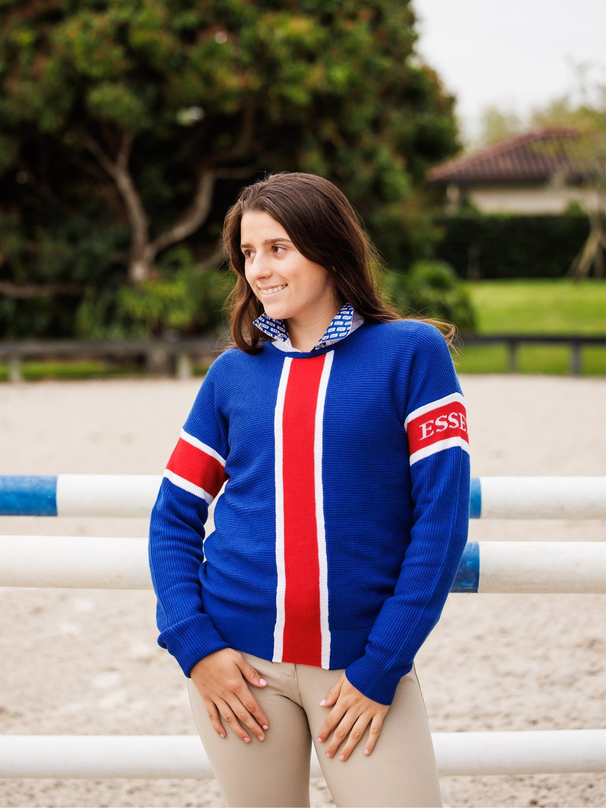 Essex Logo Sweater - Essex Blue