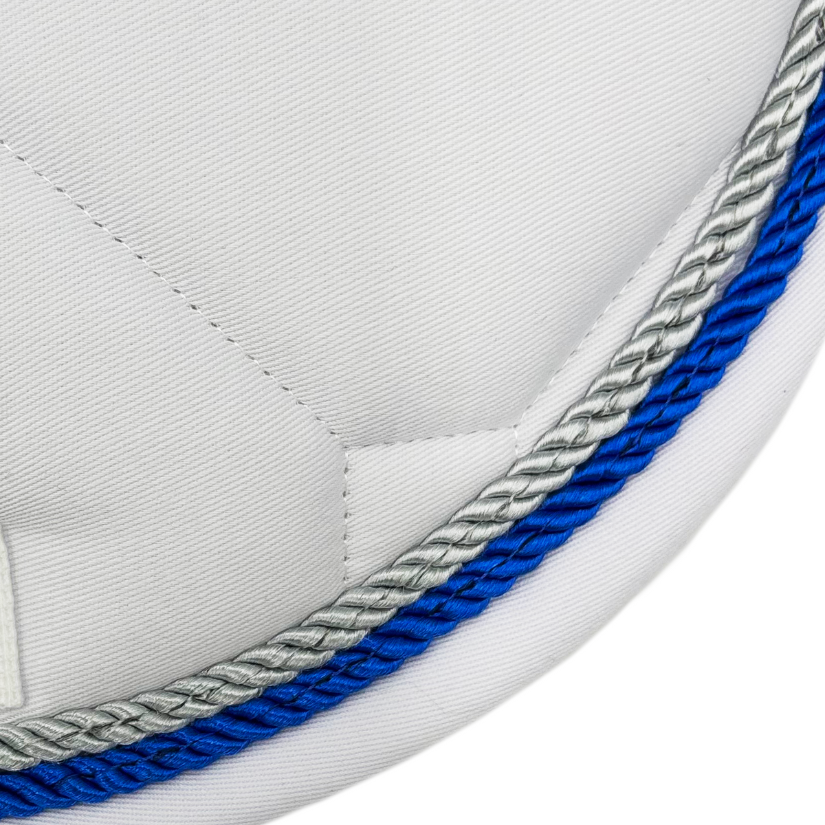 White Classica Cotton Euro Saddle pad