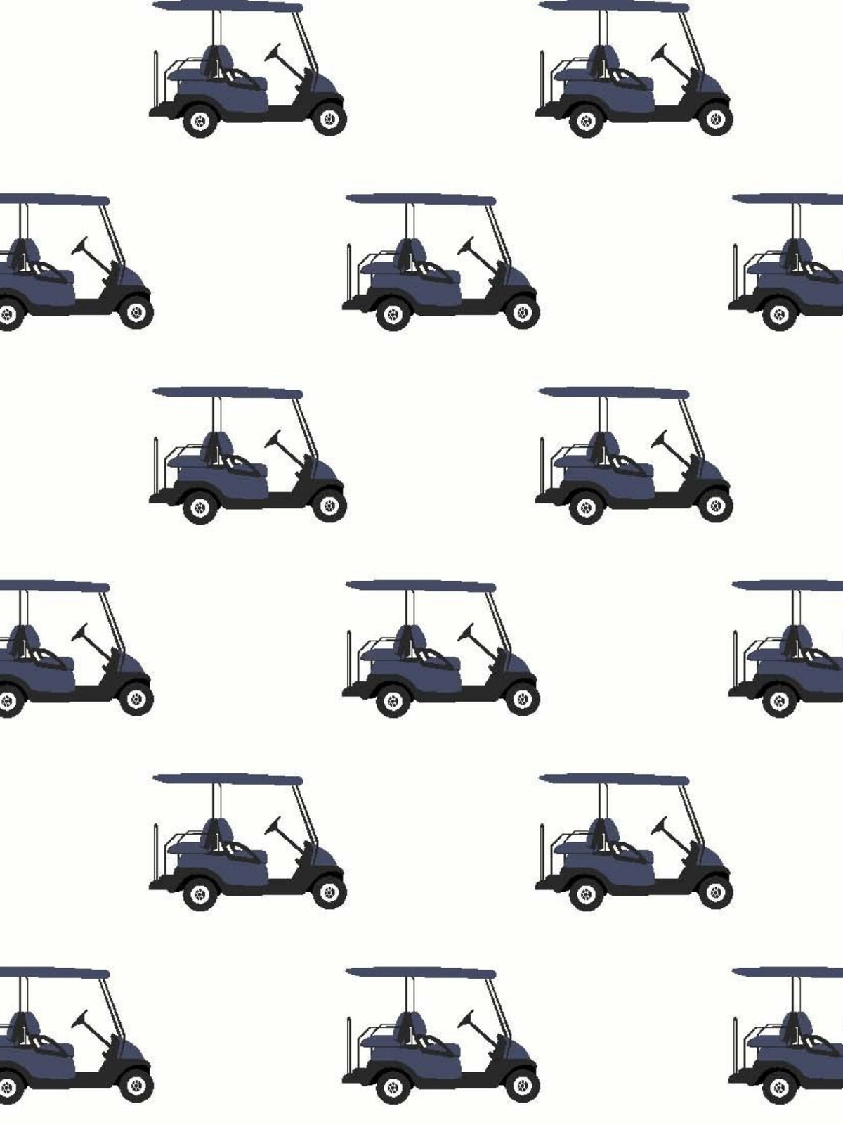 Girls "Luna II" Marine Blue with Golf Carts Short Sleeve Performance Show Shirt