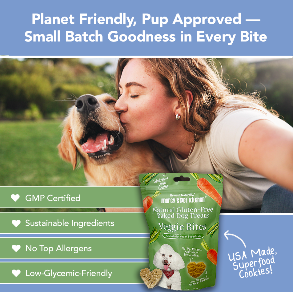 Marcy's Pet Kitchen-Vet Recommend- All Natural-Vegan Homemade,-Gluten Free-Chicken Free-for Sensitive Stomachs-Made in The USA Only