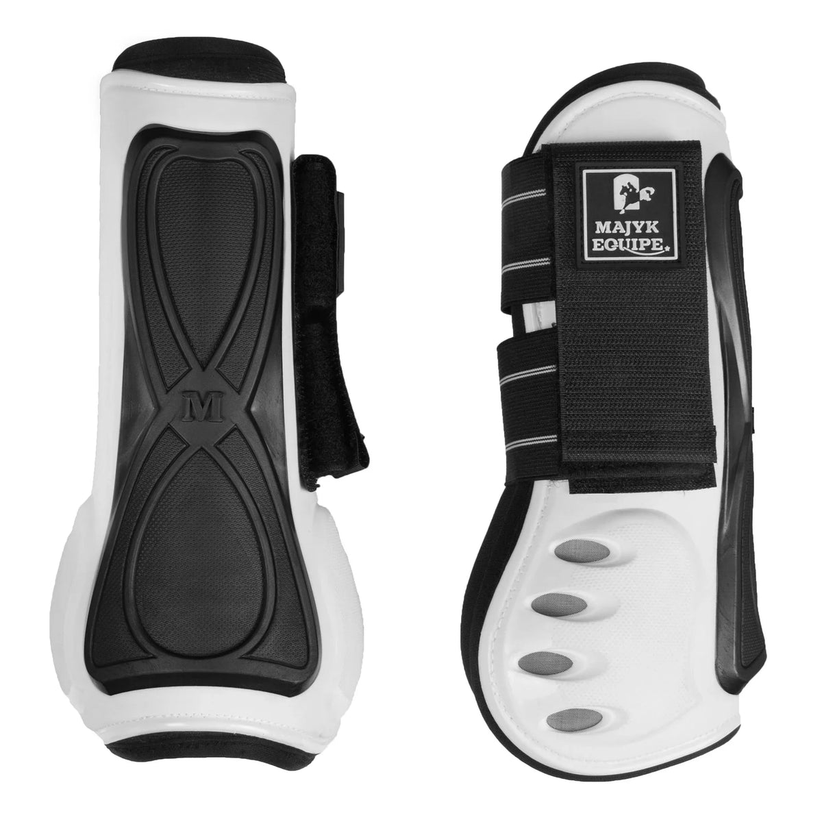 Vented Infinity Open Front Jump Boot Color: White