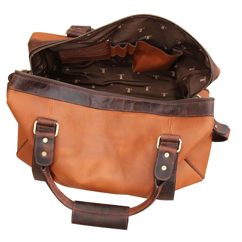 Vernazza Leather Overnight Bag TOTARE