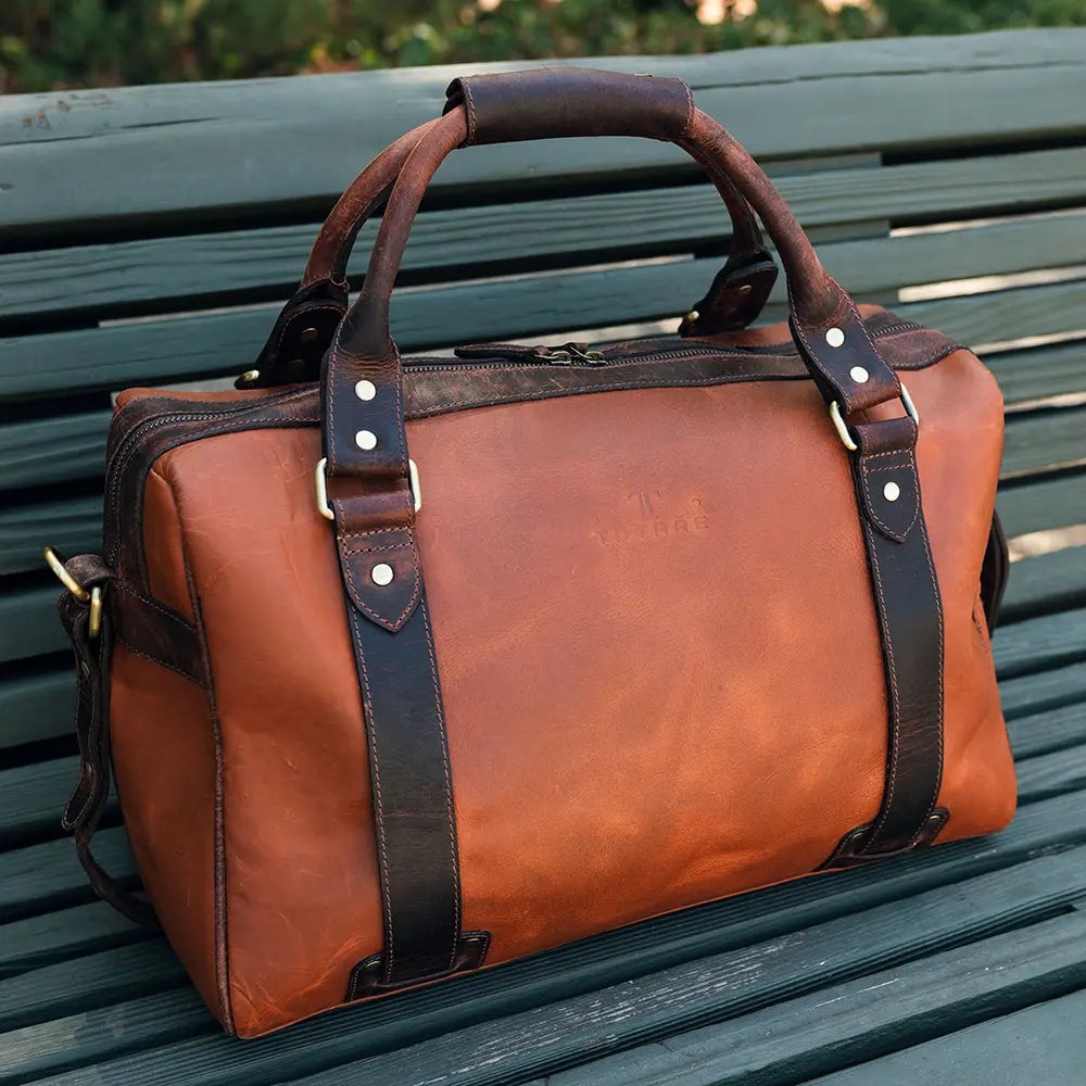 Vernazza Leather Overnight Bag TOTARE