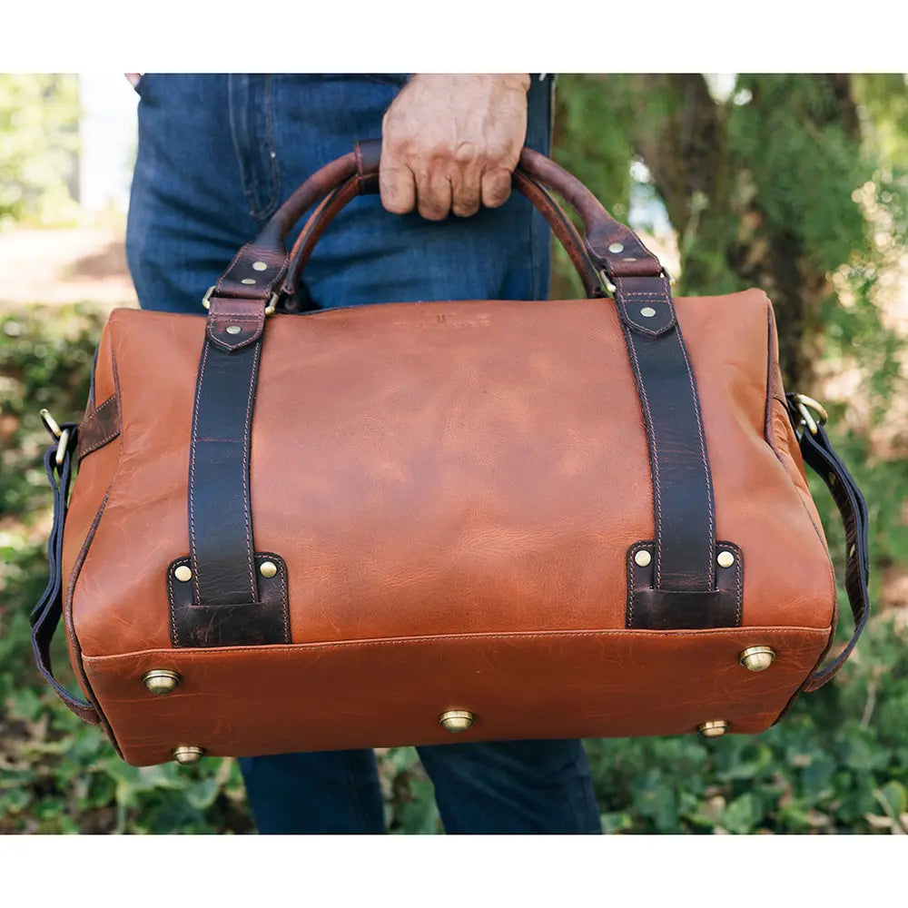 Vernazza Leather Overnight Bag TOTARE
