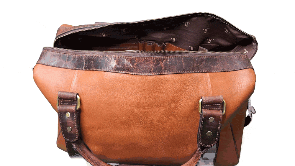 Vernazza Leather Overnight Bag TOTARE