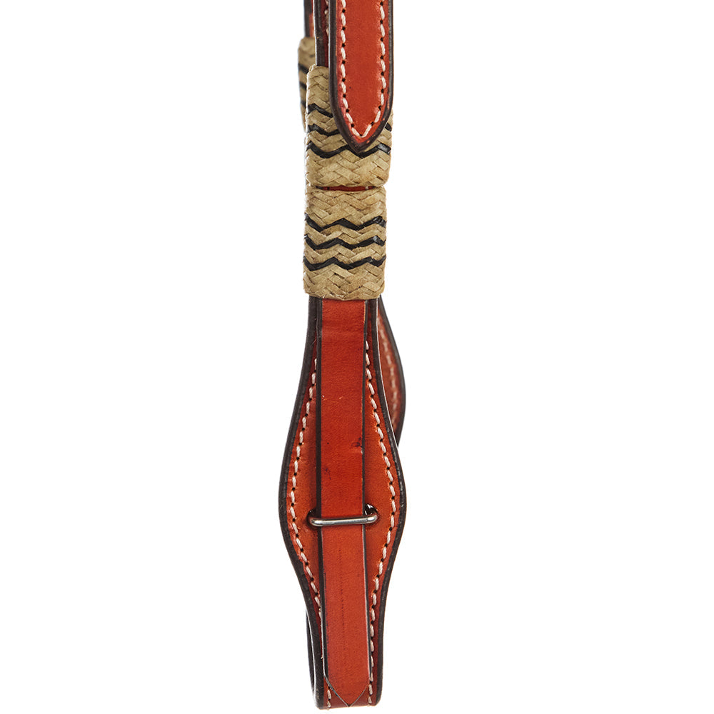 Chestnut Rawhide Quick Change Single Ear Headstall