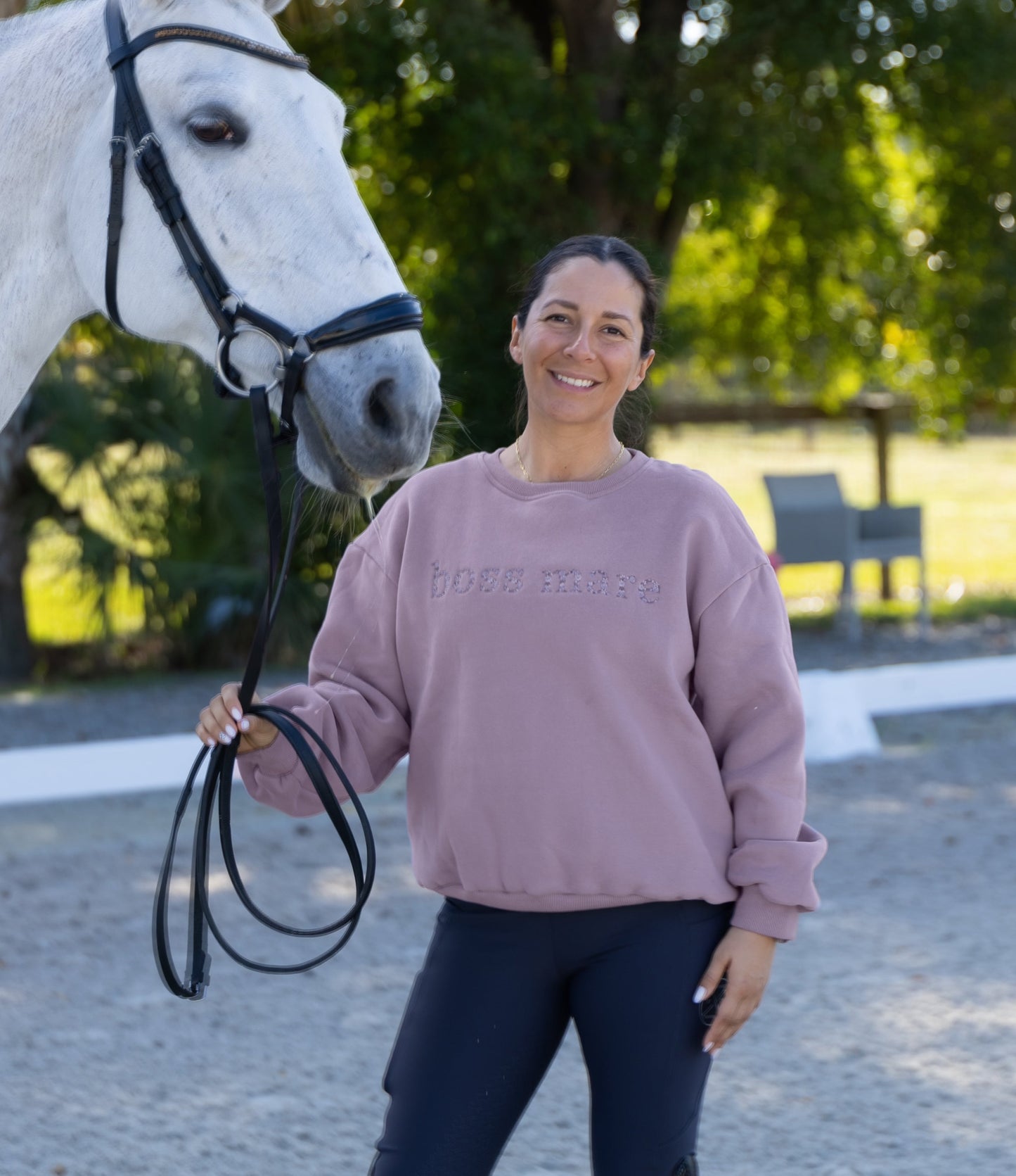 Boss Mare - Lavender Equestrian Sweatshirt