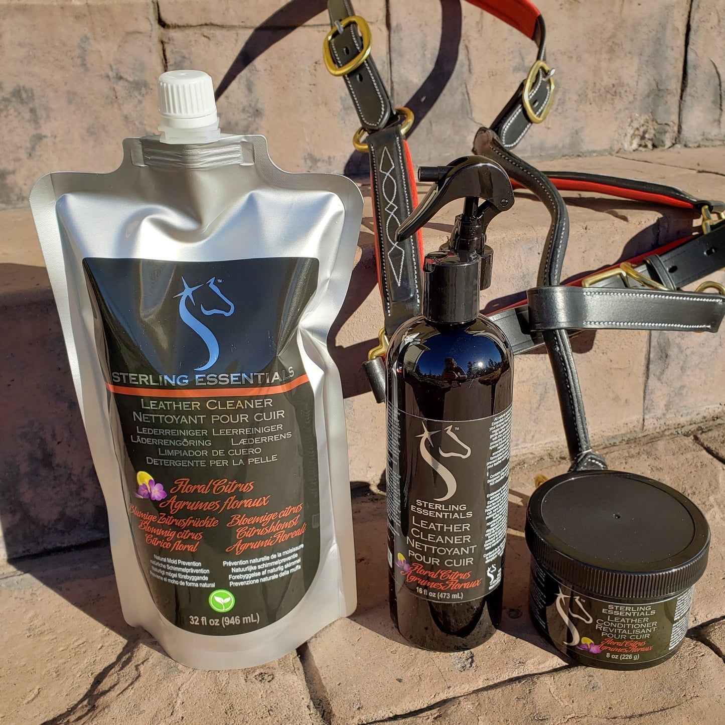 Sterling Essentials Leather Care Trio
