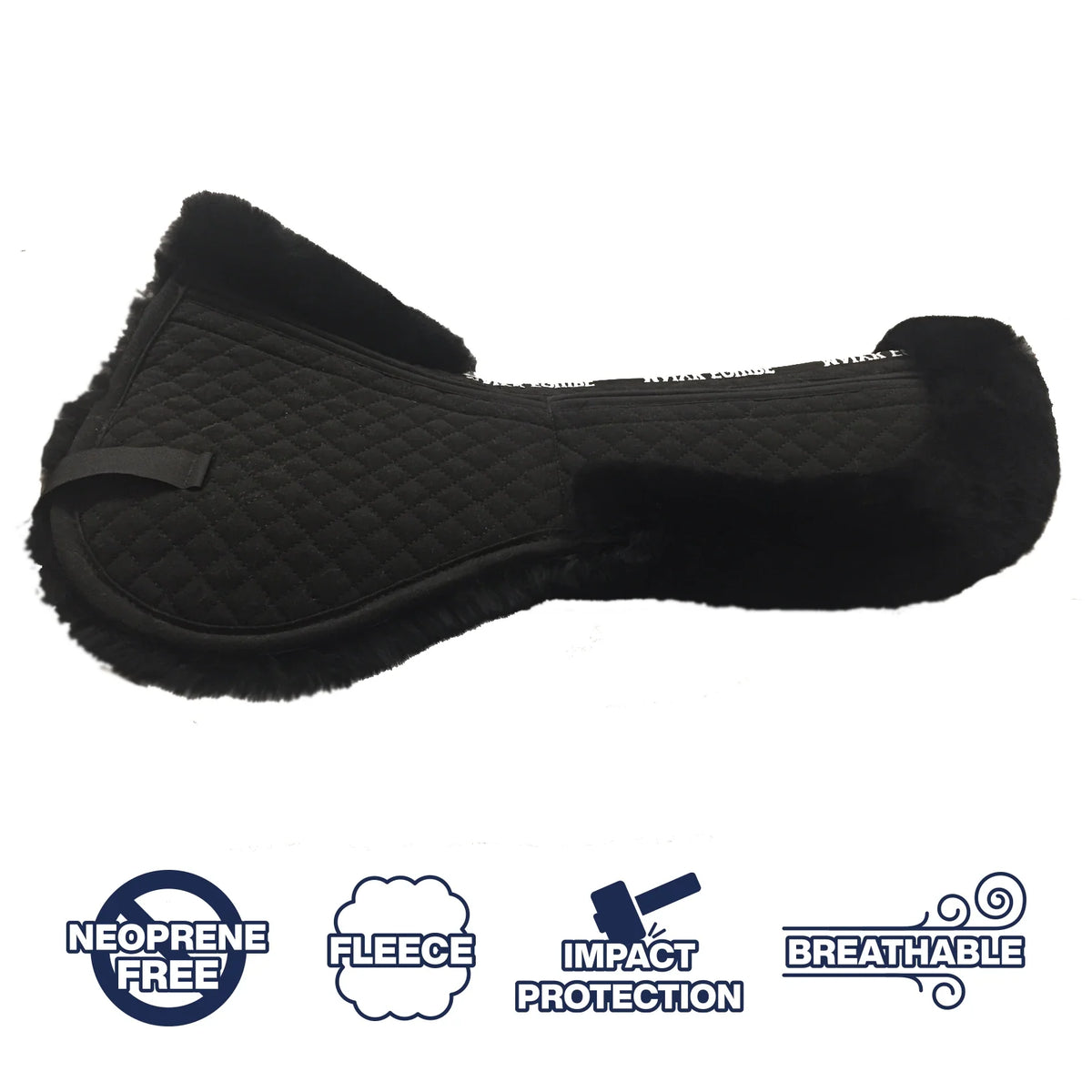 Ergonomics Full Fleece Correction Half Pad with Impact Protection Shims
