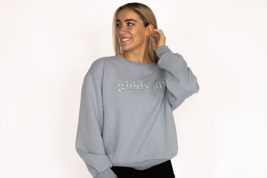 Giddy Up - Sky Blue Equestrian Sweatshirt