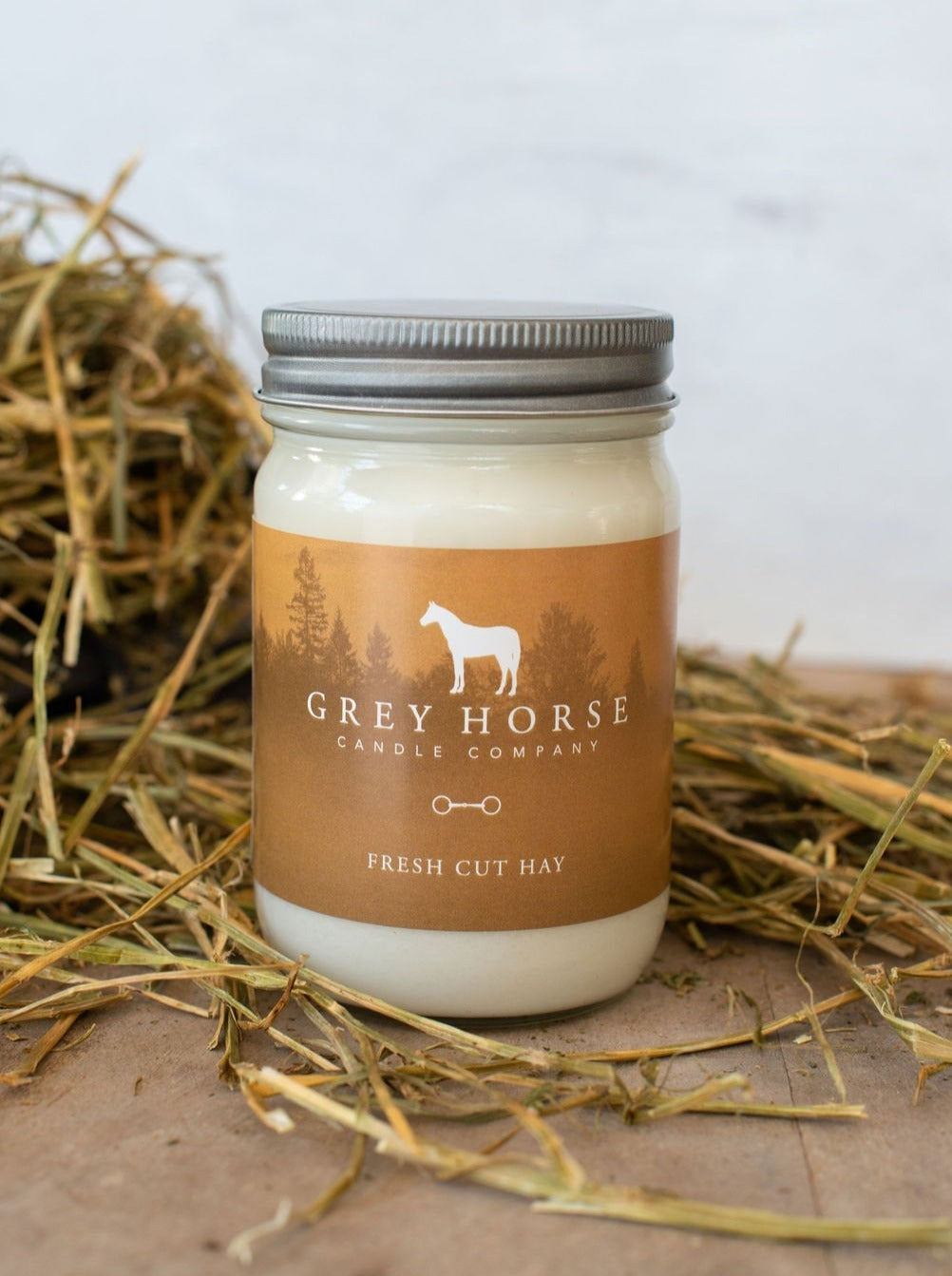 Grey Horse Candles