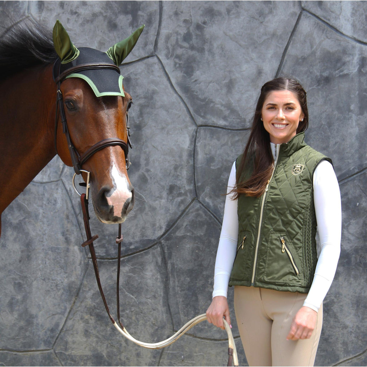 The Del Mar Barn Vest with Faux Fur Lining
