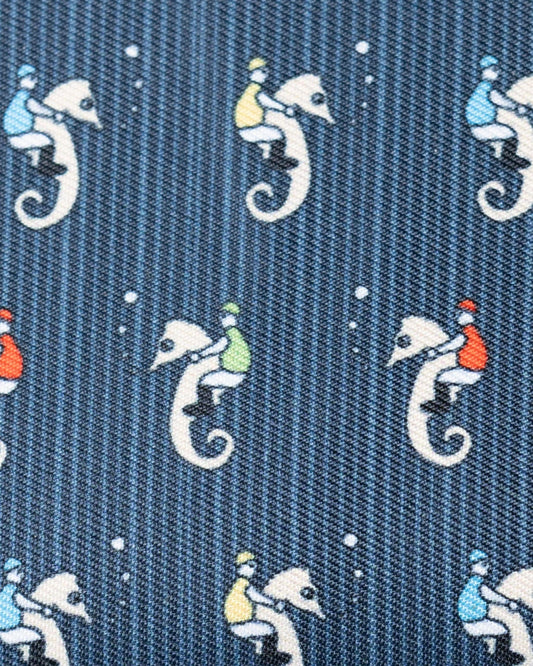 Seahorsin' Around Ladies Talent Yarn Straight Collar Short Sleeve Show Shirt