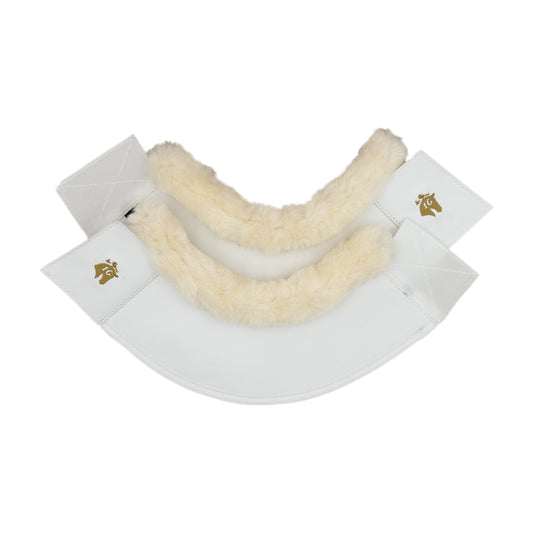 Leatherette Bell Boots, White