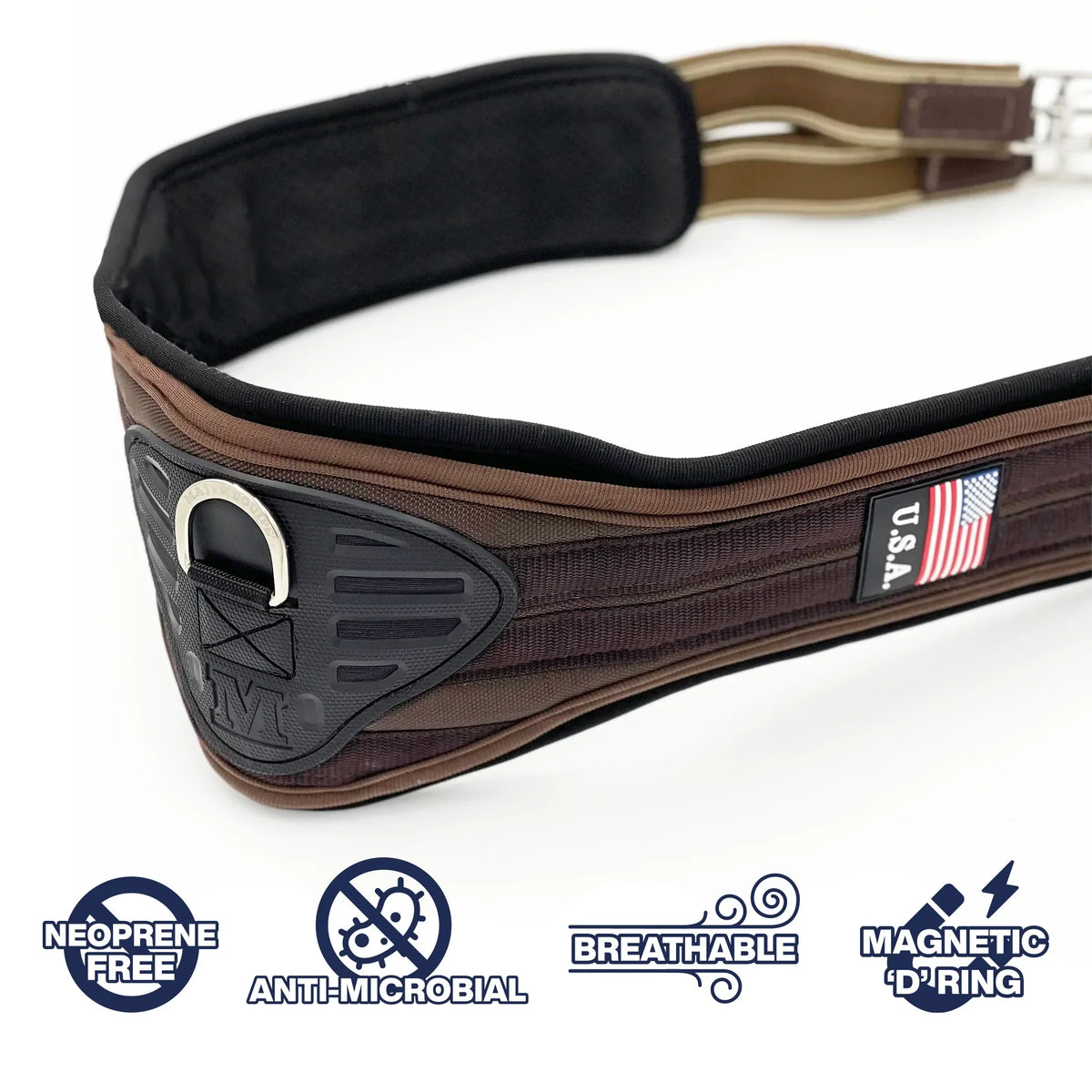 Ergonomics 'Superhorse' All Purpose Shoulder Relief Girth with neoprene-free liner